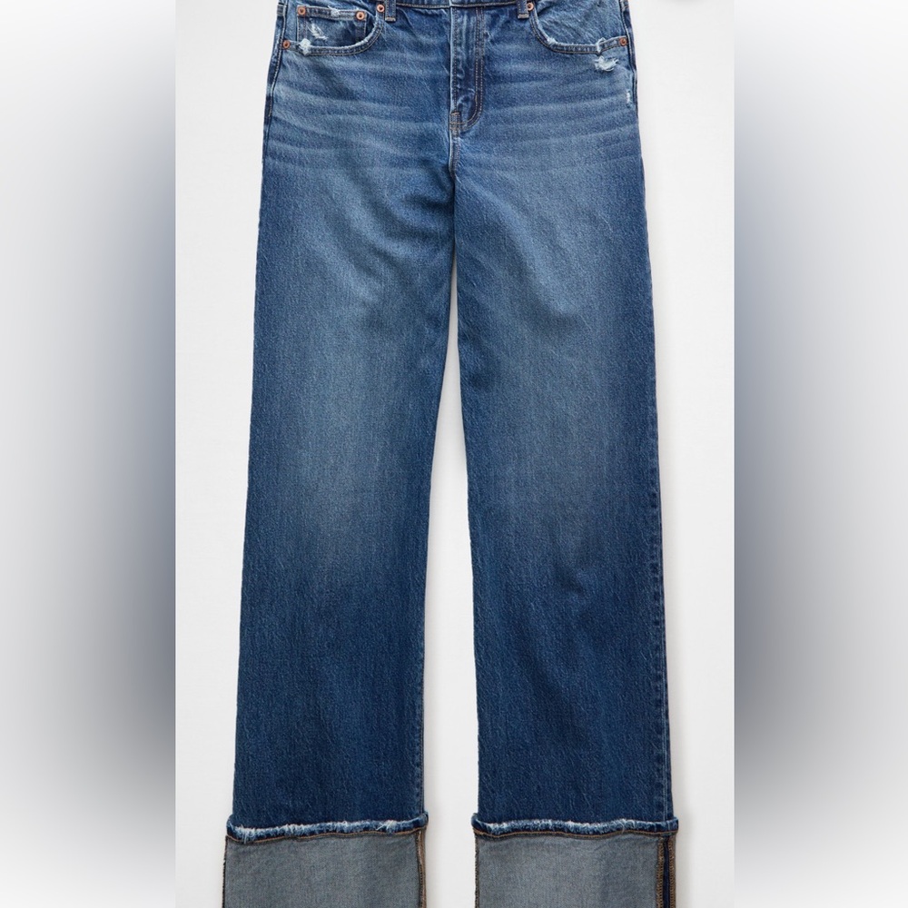 American eagle high-waisted stovepipe cuffed Jean